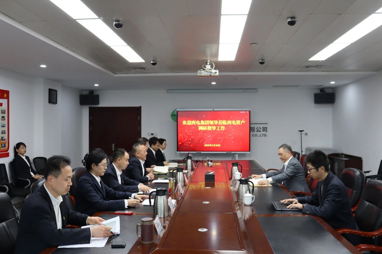 中国西电集团党委书记、董事长、总经理韩兵到西电资产调研